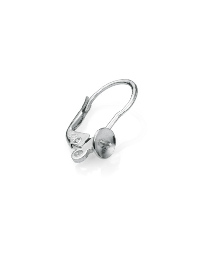 Clip Earring 15.7 mm Spring - 5 mm Cup - Ring