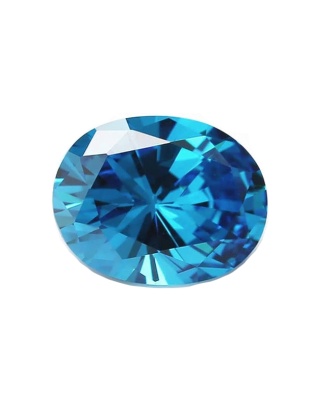 Oval Synthetic Aquamarine