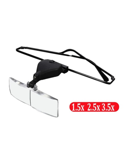 Supporting Glasses Magnifier with LED Lamp