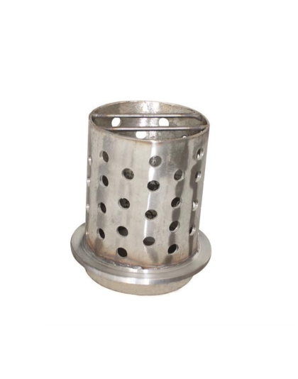 Perforated Stainless Steel Cylinder (152X88.9 MM)
