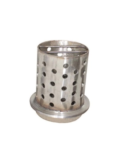 Perforated Stainless Steel Cylinder (203.2X101.6 MM)