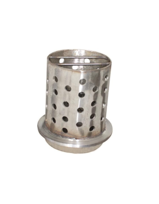 Perforated Stainless Steel Cylinder (127X63.5 MM)