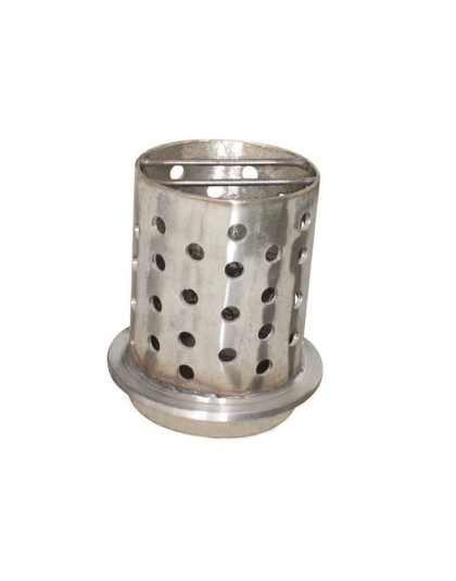 Perforated Stainless Steel Cylinder (127X63.5 MM)