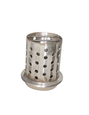 Perforated Stainless Steel Cylinder (127X88.9 MM)