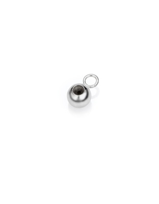 Plain Bead with Silicone Interior and Eyelet Ring - 5 mm