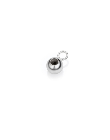 Plain Bead with Silicone Interior and Eyelet Ring - 5 mm