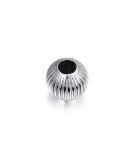 Scratched Bead 11 mm - Hole 3.9 mm