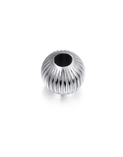 Scratched Bead 12 mm - Hole 4.6 mm