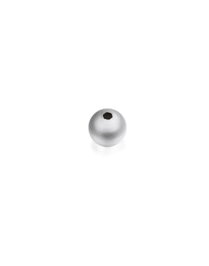 Satinized Bead 6 mm - Hole 2 mm