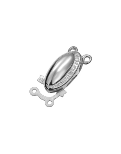 2 Rows Oval Box Clasp 13.7 mm
