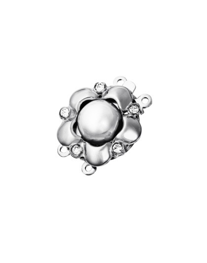2 Rows Flower Box Clasp 19 mm
