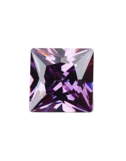 Square Amethyst Zirconia