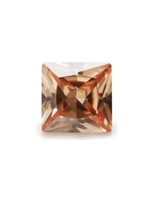 Square Champagne Zirconia