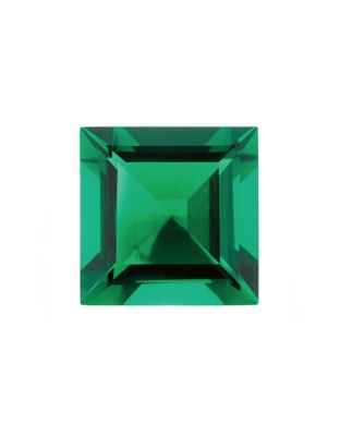 Square Synthetic Emerald