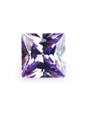 Square Lavander Zirconia