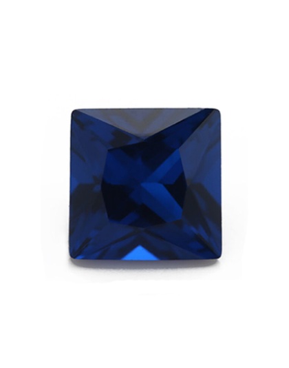 Square Blue Sapphire 