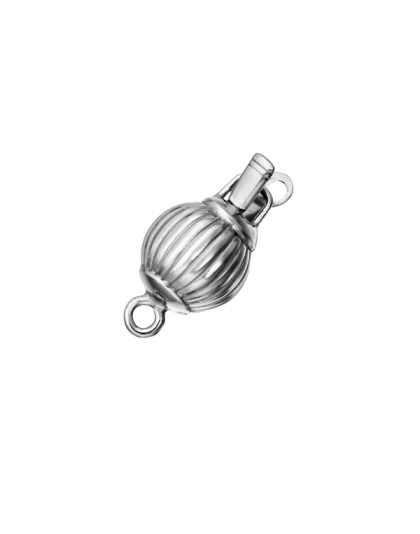 Scratched Bead Clasp 10 mm