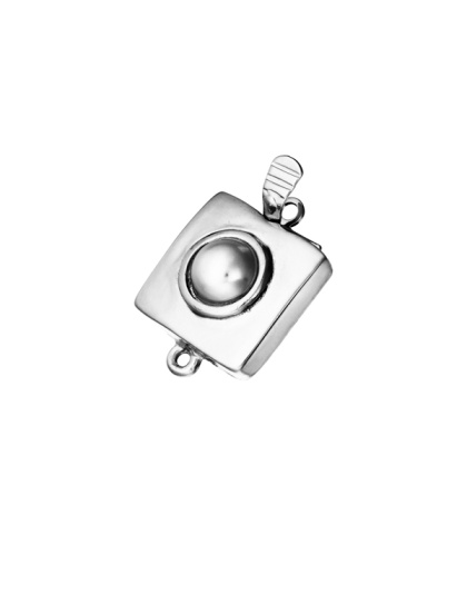 Square Clasp With Tab 12.5 mm