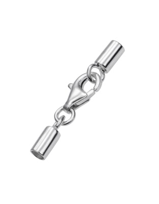 Lobster Clasp with Terminals Ext. 3.2 mm - Int. 2.6 mm