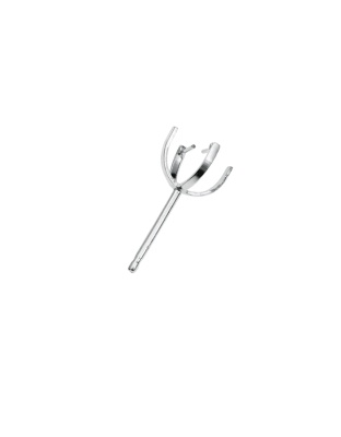 Claw Earrings With Post 7 mm