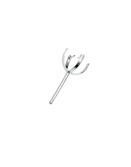 Claw Earrings With Post 7 mm