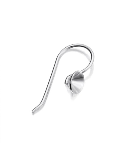 Earring Hook with 6 mm Cone - 22 mm - Wire 0.9 mm