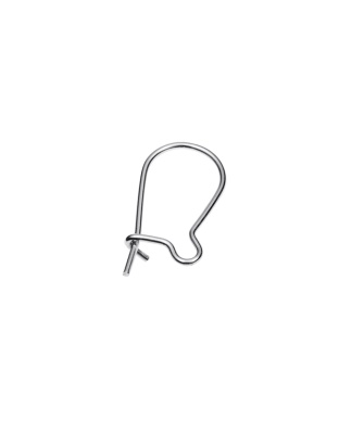 Earring Hook with Lock - 15.5 mm - Wire 0.7 mm