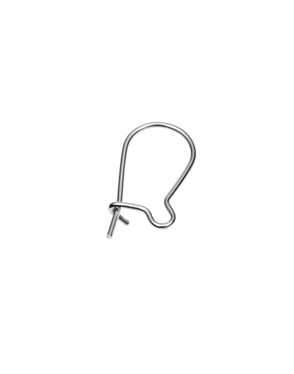 Earring Hook with Lock - 15.5 mm - Wire 0.7 mm