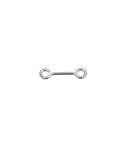 Round Wire with 2 Rings 12 mm - Wire 0.8 mm ÃƒËœ
