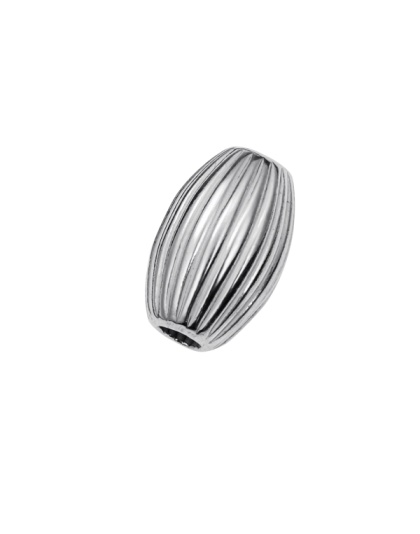 Striped Olive 15.5 x 10 mm - Int. 3.8 mm