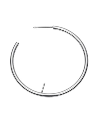 Thin Creoles 40 mm with Internal Post