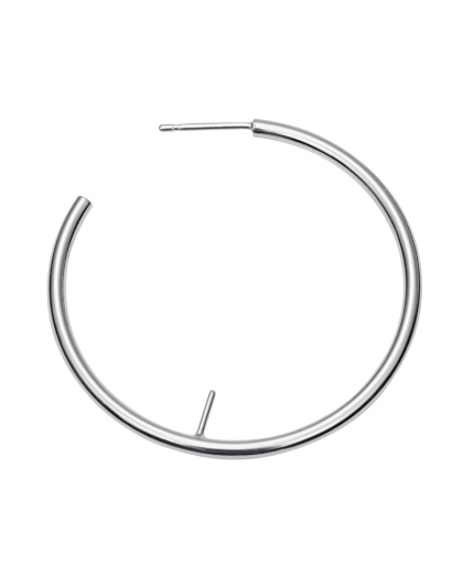Thin Creoles 40 mm with Internal Post