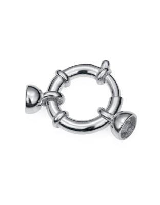 Bolt Ring Clasp with Caps Ext. 16 mm - Tube ÃƒËœ 3 mm