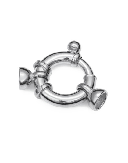 Bolt Ring Clasp with Caps Ext. 16 mm - Tube ÃƒËœ 3.5 mm