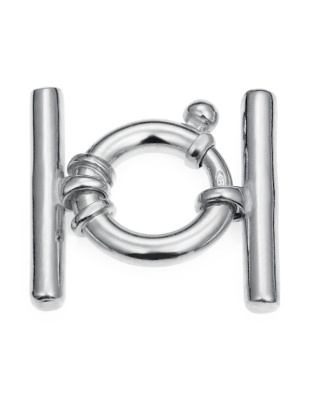 Bolt Ring Clasp with Multi-wire Ext. 17.3 mm - Tube ÃƒËœ 3.5 mm
