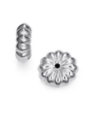 Wavy Roundel 14 x 7 mm - Hole 1.6 mm