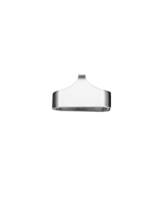 Rectangular End Cap Ext. 7.6 x 12.1 mm - Hole 12 mm
