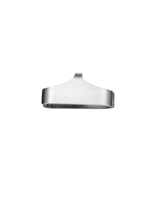 Rectangular End Cap Ext. 7.6 x 15.1 mm - Hole 15 mm