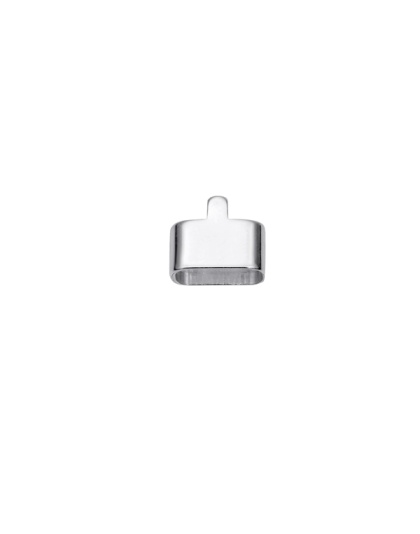 Rectangular End Cap Ext. 7.1 x 4 mm - Hole 6.4 x 2.7 mm