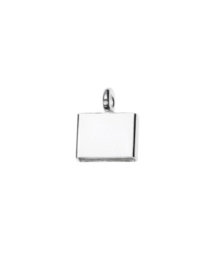 Rectangular End Cap Ext. 11.3 x 2.8 mm - Hole 10.5 x 2 mm