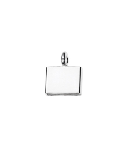 Rectangular End Cap Ext. 11.3 x 2.8 mm - Hole 10.5 x 2 mm