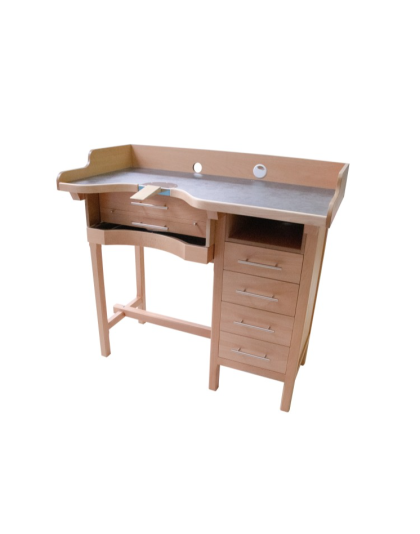 Premium Goldsmiths' Workbench with Articulated Suction Tube