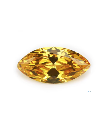 Marquise Yellow Zirconia